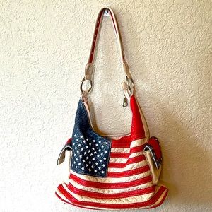 All leather conceal carry handbag